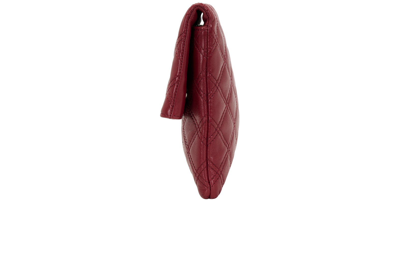 Large Eugenie Clutch, &pound;90, Handbags, Burgundy, Leather, Bottom view